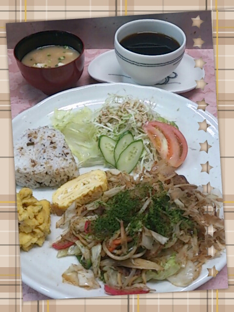 焼きそば＆おにぎり２０１３年９月３日
