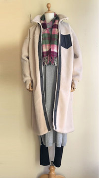 あたっか♡人気のボア ロングコート入荷♪