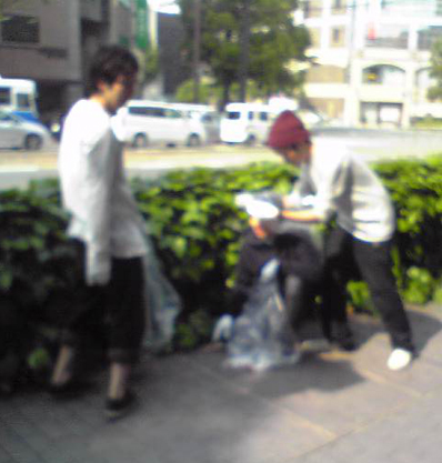 今日のゴミ拾い。