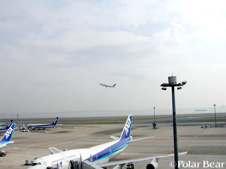 【羽田空港】展望デッキでは