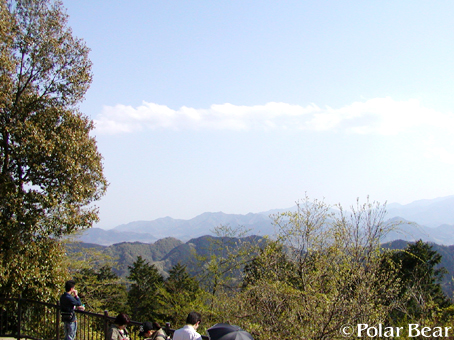 高尾山を登ってきました(^ー^* その7「山頂からの眺めは」