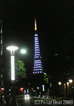 東京タワー【ダイヤモンドヴェール】の光り☆=