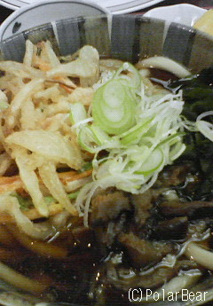 かき揚げうどん~♪