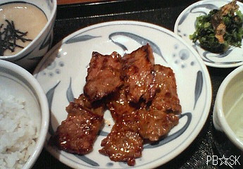 【ねぎし】さんの『牛カルビ ブラッキーセット』です♪