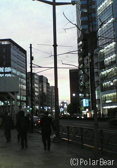 きょうは帰宅時に夕焼けを観ました~♪