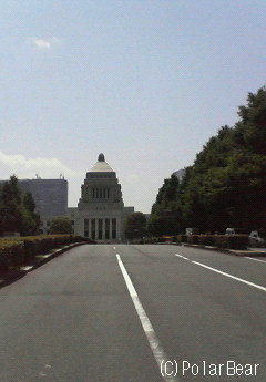 国会前交差点から【国会議事堂】を観てみました!