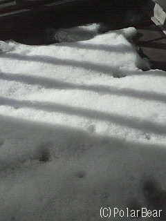 ふんわりな雪もあります♪
