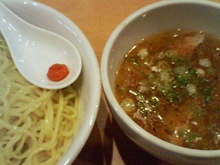 青葉さんでつけ麺をいただきました(^^)