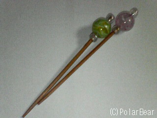 手作りの【かんざし】が出てきました☆=