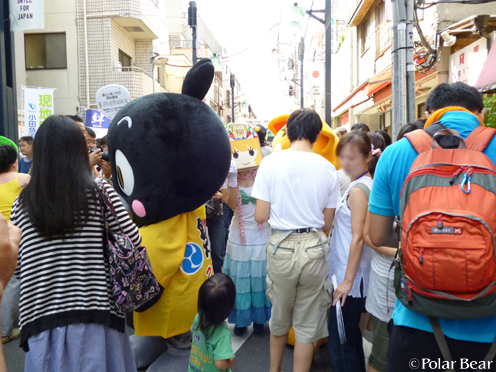 日本全国ご当地キャラ大集合へ【とごしぎんざまつり】♪その7