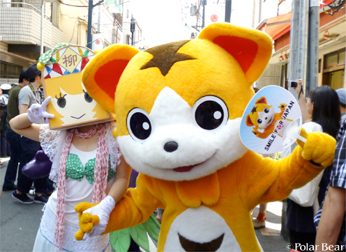 日本全国ご当地キャラ大集合へ【とごしぎんざまつり】♪その7