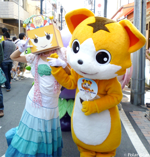 日本全国ご当地キャラ大集合へ【とごしぎんざまつり】♪その7