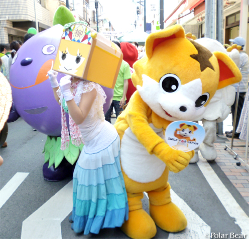 日本全国ご当地キャラ大集合へ【とごしぎんざまつり】♪その7