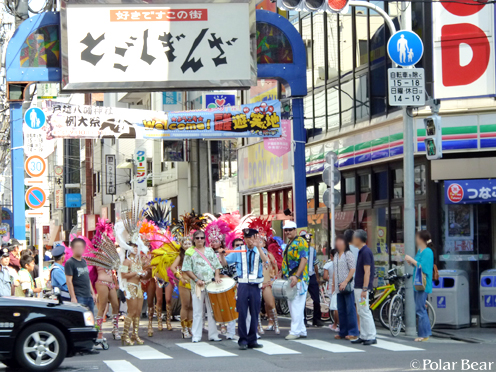 『サンバ』のダンサーさん達も【とごしぎんざまつり】♪その8