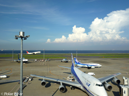 【羽田空港】へ(^^)vol.6 飛行機と雲の巻