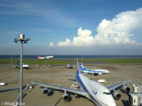 【羽田空港】へ(^^)vol.6 飛行機と雲の巻
