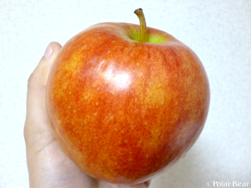 「りんご」を食べました♪　が・・・