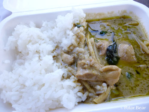 【タイフェスティバル】グリーンカレーを食べましたー♪
