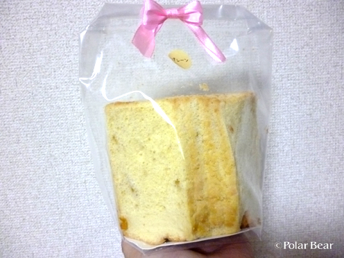 シフォンケーキを食べました！