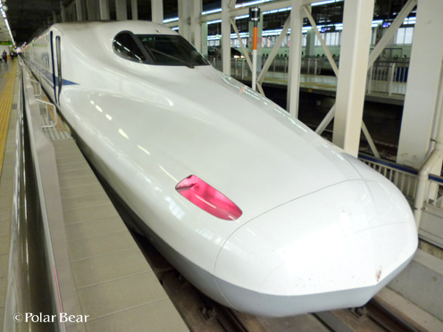 N700系のぞみカモノハシ新幹線です(^^)