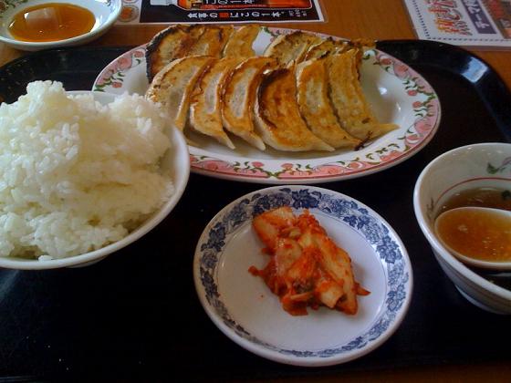 餃子の王将さんで美味しい餃子を食べました(^^)