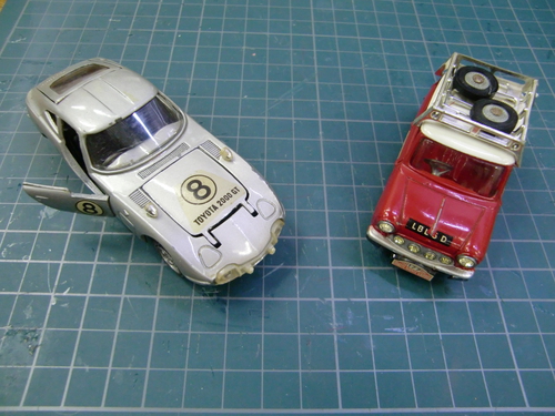 1/43 ミニクーパーS /TOYOTA 2000GT お宝(笑)