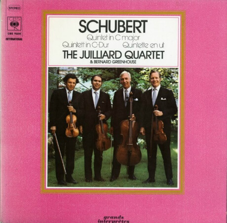 FR CBS CBS76268 ジュリアードSQ シューベルト・弦楽四重奏曲