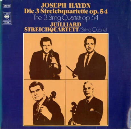 US CBS 61 549 ジュリアードSQ ハイドン・弦楽四重奏曲