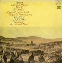 FR VSM CVA736 ユーディ・メニューイン モーツァルト・ヴァイオリン協奏曲3&5番 2019/08/11 22:15:00