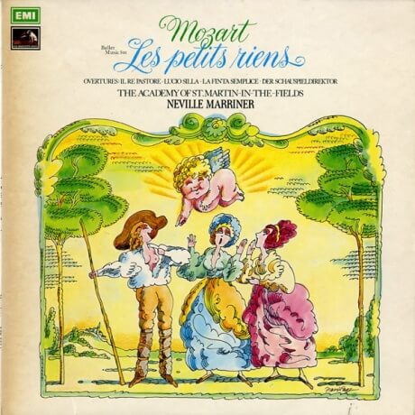 GB EMI ASD2834 ネヴィル・マリナー モーツァルト・バレエ音楽「レ・プティ・リアン」/序曲集