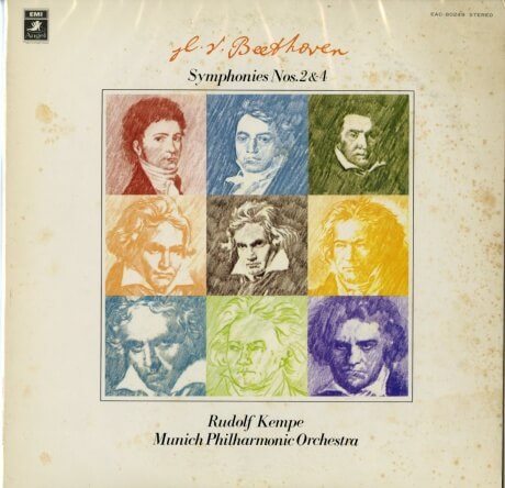 JP 東芝EMI EAC80249 ケンペ・ミュンヘンフィル ベートーヴェン・交響曲2&4番