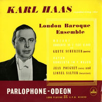GB PARLOPHONE-ODEON PMA1012 ロンドン・バロック・アンサンブル モーツァルト ピアノ協奏曲 2019/06/04 15:45:00