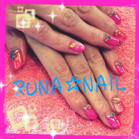 アラビアン風✨縦グラデ✨フレンチネイル