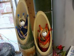 湯前町の手作りのひなまつり展