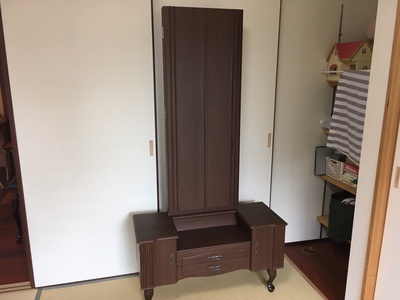 義母の鏡台リメイクしました! 義母の鏡台リメイクしました!