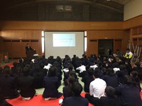 倉津院長の出張「脳力アップのための中学生講座」 2017/12/06 11:17:28