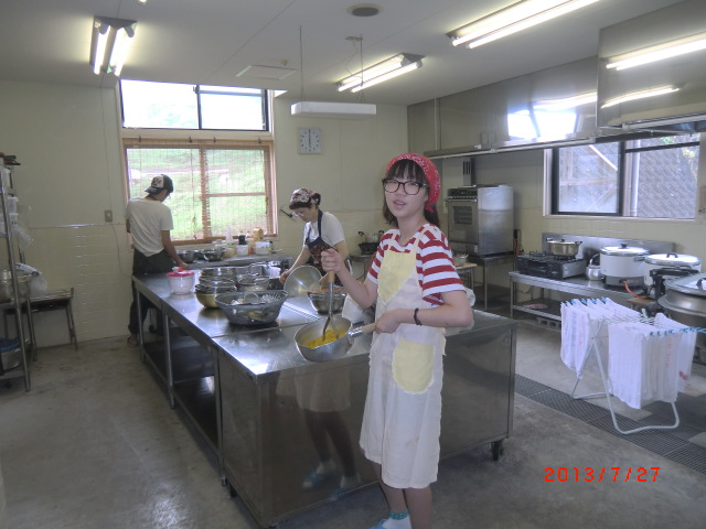 料理体験!(韓国女子高生)