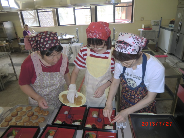 料理体験!(韓国女子高生)