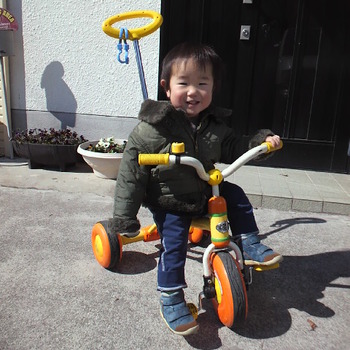 三輪車でお買い物