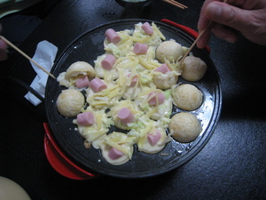 たこ焼きでニコニコ★