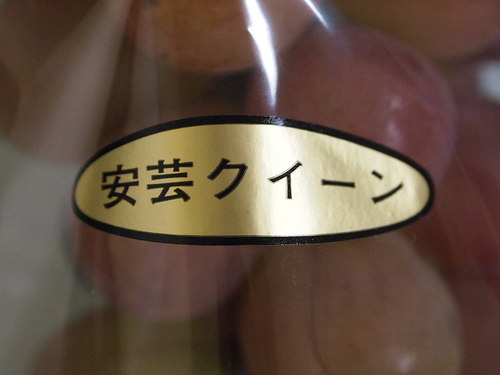 美味しいブドウ「安芸クイーン」