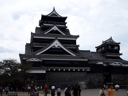 家族で熊本城へ