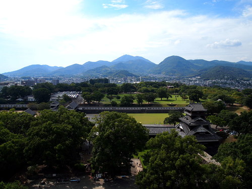 家族で熊本城へ