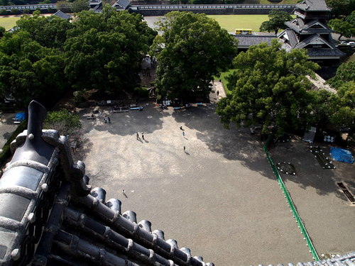 家族で熊本城へ