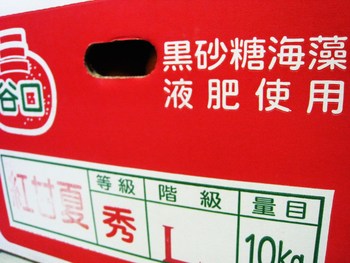 こちらも紅があります。
