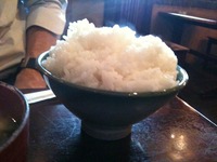 山盛りごはん