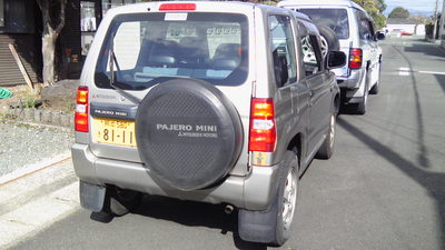平成１１年　パジェロミニ　４ＷＤ　ＡＴ　入庫