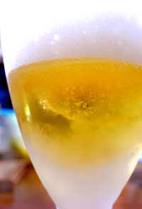 ”ビールを撮る”