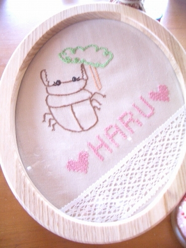 子供の落書きを、アレンジハンドメイド♪