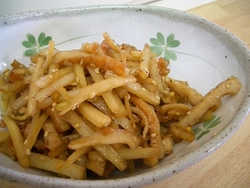 編み物and昨日の夕飯